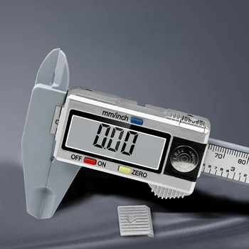 La fibra de carbono electrónica digital calibrador, micrómetro herramienta de medición, vernier, 150 mm, 100 mm