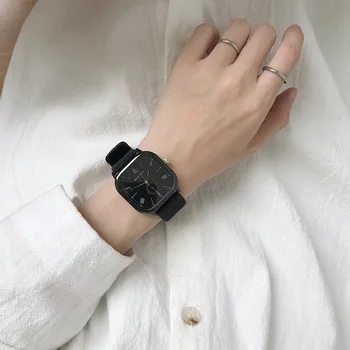 La Marca de moda de las Mujeres Relojes de Lujo Reloj de Cuero para las Mujeres de las Señoras de Cuarzo reloj de Pulsera de la Juventud Estudiante Regalos Reloj Mujer Dropshipping