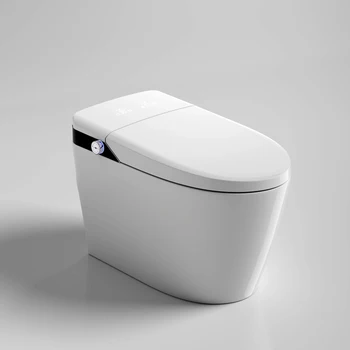 La Moda De Baño Inteligente Bidé Inodoro De La Función Completa Del Funcionamiento Automático De Cerámica Inteligentes Baños