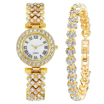 La moda de Cuarzo Reloj de Pulsera para Mujer con diamantes de imitación de Diamante Dial