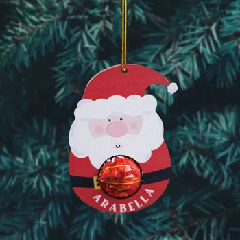 La navidad de Madera Colgantes Árbol de Navidad Colgando Adornos de Navidad, Adornos Para el Hogar de Niños de Regalo de Año Nuevo Colgante de Adorno #50g