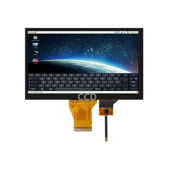 LCD de 7 pulgadas de pantalla Táctil Capacitiva 800x480 ( G+G táctil capacitiva)
