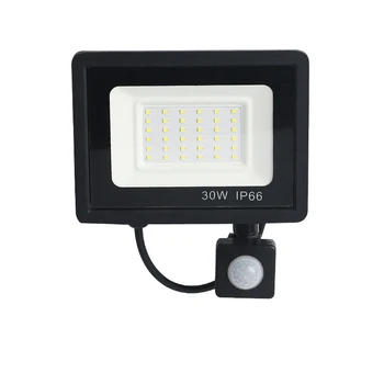 LED de PIR Sensor de Movimiento de la Luz de Inundación de 220V Impermeable Focos de 30W, 50W, 100W, 150W lámpara de Pared, Lámpara de Reflector al aire libre de la Iluminación para el Jardín