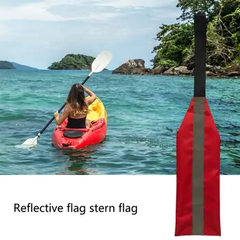 Ligera Rayas De La Bandera De Color Brillante En Canoa Indicador De La Precisión De La Alineación Fuerte De Kayak De La Cola De La Bandera De Recordatorio
