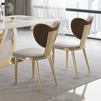 Lujosa y moderna simple silla de comedor, hogar sillón, Nórdicos mesa de comedor silla, presidente de ocio, café, silla, hotel