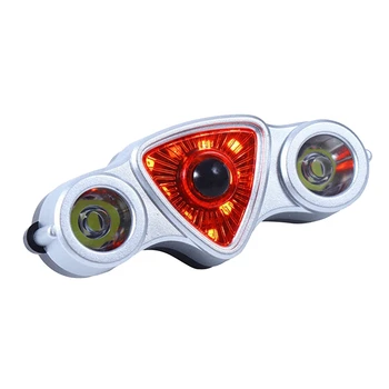 Luz de la bici de Señales de Giro USB Recargable Impermeable LED de la Señal de Lámparas Para Bicicletas al aire libre de la Luz Trasera Suministros