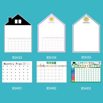 Magnético Calendario Planificador de la Programación Semanal Refrigerador Sticker Decal para el Hogar Dormitorio Dormitorio Decoración Nevera 87HA