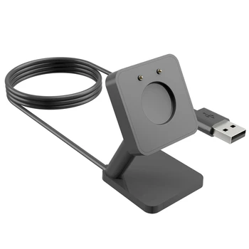 Magnético USB de Carga Rápida del soporte del Cable de Alimentación Adaptador de Cargador de Muelle Soporte de la Cuna Soporte para huaweiWatch Ajuste 2 Smartwatch K5DB