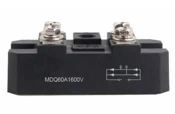MDQ60A1600V monofásico de puente de rectificadores de puente de módulo de alta potencia, cargador de generador de medio puente 60A 1600V