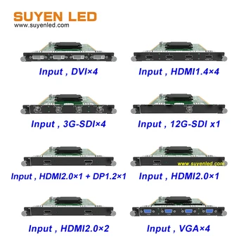 Mejor Precio Novastar de la Serie H de 3G-SDI 12G-SDI VGA, CVBS DVI HDMI DP Pantalla LED de la Tarjeta de Entrada para el H2 H5 H9 H15