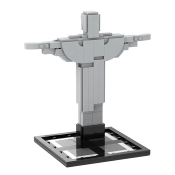 MOC Paisaje Creativo de la Serie Jesús Estatua de Piedra 3D Bloque de Construcción del Modelo de la Asamblea de Ladrillo Compatible Juguetes Educativos para Niños Regalo