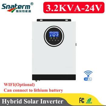 MPPT 3000W Híbrido Solar del Inversor Integrado en el MPPT 80A Cargador Solar de Batería de 24V Cargador de 230 vca Salida PV Max 450VDC Inversor