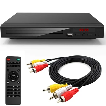 Multi Región Full HD 1080P Reproductor de DVD Multimedia de TV Digital Disco de Soporte para Reproductor de DVD CD MP3, MP4 RW VCD Sistema de cine en Casa