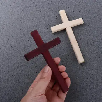 Multicolor Religiosas de la Cruz de la Forma de la Decoración del Hogar de DIY de la Oración Cristiana Decoración Devocional hechos a Mano Colgante de Collar