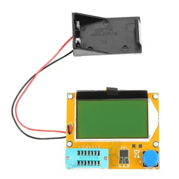 Multifunción Probador LCD Gráfica de Transistor Inductor de Resistencia Inductancia Capacitancia ESR SCR Condensador Medidor de ESR