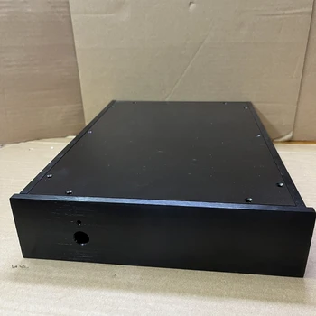 Negro de aluminio de la fuente de alimentación del amplificador de audio del preamplificador Carcasa de la caja de BRICOLAJE 230*60*305 mm