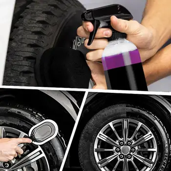 Neumático Capa de Aerosol de 500 ml de Larga Duración de los Neumáticos Spray de Brillo UV de Protección de Neumático de Automóvil suministro de Cuidado de Proteger Contra los Neumáticos de Agrietamiento de la Decoloración