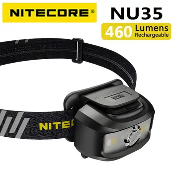 NITECORE NU35 460 Lúmenes Puede Utilizar El Built-en la Batería y Fáciles de reemplazar la Batería AAA Al Mismo Tiempo, el USB-C Cargo Directo Hibrid.