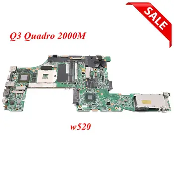 NOKOTION LKN-3 WS MB 48.4KE27.051 FRU 04W2029 Para Lenovo Thinkpad W520 de la placa base del ordenador portátil QM67 DDR3 Q3 Quadro 2000 gpu