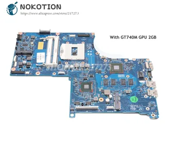 NOKOTION nuevo ! 720266-501 720266-001 746451-001 Para HP Envy 17 17-J M7 Portátil de la Placa base HM86 DDR3 GT740M 2GB
