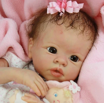 NPK 20 reborn doll kit de Misha por Linda color fresco de la muñeca de las piezas de vinilo flexible