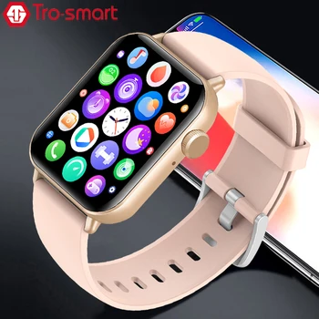 Nueva 2023 Reloj Inteligente Mujeres Hombres Smartwatch de línea de Llamada BT Música Inteligente Reloj Para Android IOS Fitness Tracker Trosmart Marca G89