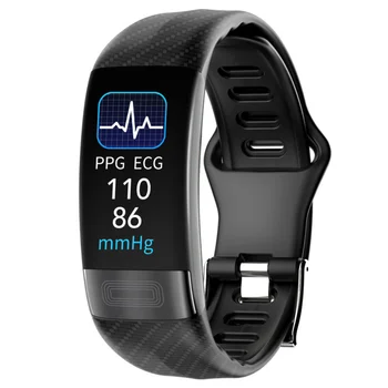 Nueva P11 Más Inteligente de Pulsera de ECG + PPG Smartwatch para los Hombres de la Frecuencia Cardíaca Presión Arterial del Cuerpo de Vigilancia de Temperatura Inteligente de Pulsera