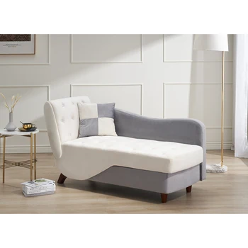 Nuevo Diseño de Almacenamiento Único Sofá Cama con Una cama Doble colores combinados cojín，Muebles de Interior, Sala de estar, Dormitorio