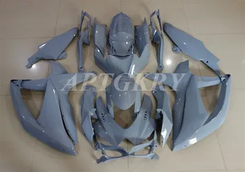 Nuevo molde Plástico ABS Carenado Moto kit de Ajuste Para Suzuki GSXR600 GSXR750 K8 2008 2009 2010 08 09 10 Personalizada Gris