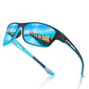 Nuevo Polarizado Gafas de sol de Pesca para los Hombres de la Pesca de Conducción de Ciclismo UV Protección Gafas de Deporte Gafas de Sol UV400