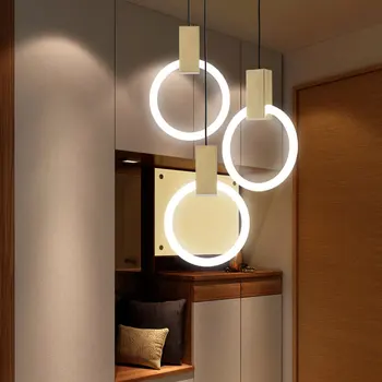 Nórdico y minimalista dormitorio de cabecera candelabro Moderno, simple, elegante, personalizado, creativo tienda de ropa de araña