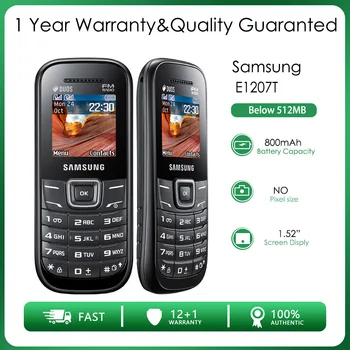 Original Desbloqueado Samsung E1207T GSM 900/1800 2 SIM 1.52