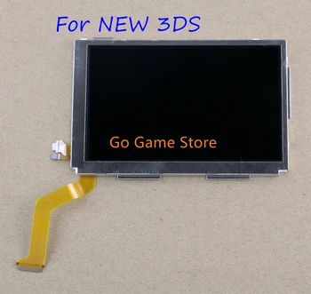 Original, nuevo superior de la parte superior de la pantalla LCD de pantalla para Nintendo NEW 3DS