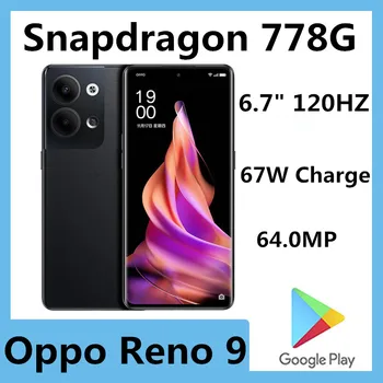 Original Oppo Reno 9 Teléfono Móvil Snapdragon 778G Android Dual Sim 13.0 6.7