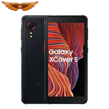 Original Samsung Galaxy Xcover 5 G525F Desbloqueado 5.3`Octa-core, 4 gb de RAM y 64 GB de ROM 4G LTE de 16 mp Dual Tarjetas SIM de Teléfono Móvil Android