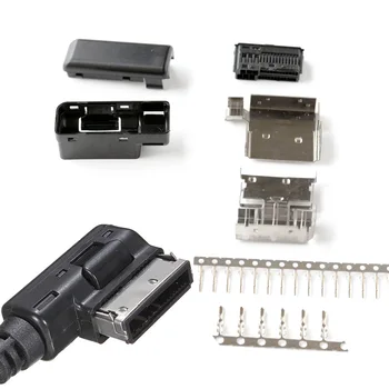 para Audi Multimedia Interfaz de Música AMI MMI MDI 30 Pin Conector AUX USB Socket