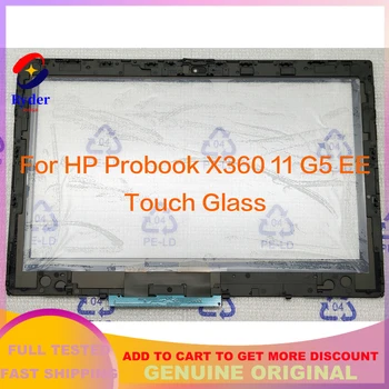 Para HP Probook X360 11 G5 EE Táctil Digitalizador Vidrio de Reemplazo Solo Con el Toque de la Junta de + Marco