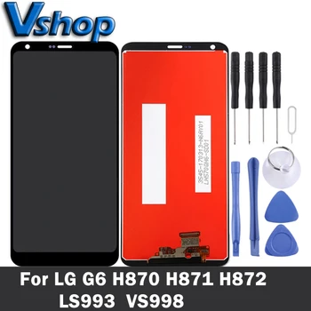 Para LG G6 Pantalla LCD Táctil de la Pantalla y el Digitalizador Asamblea Completa Para LG H870 H871 H872 LS993 VS998 Teléfono Móvil Piezas de Repuesto