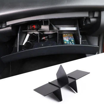 Para Mitsubishi Eclipse 2006-2011 ABS negro de la caja de guante del coche de la partición de acabado de partición interior de coche accesorios