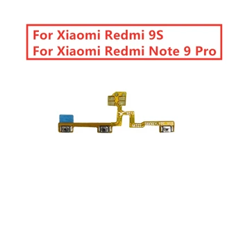 para Xiaomi Redmi Note 9s el Volumen de la Energía Flex Cable de Lado el Botón de Interruptor De encendido y Apagado Flex Cable para Redmi Nota 9 Pro de la Reparación de piezas de Repuesto