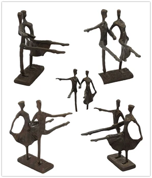 Pareja Romántica Del Arte De Bailar Escultura, Aniversario De La Boda De Hierro De La Estatua De Adorno Estatuilla A Casa & Decoración De La Oficina (El Doble De La Danza)