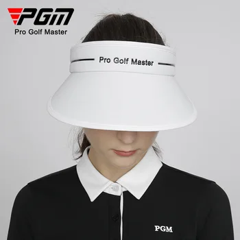 PGM Mujeres Sombrero de Golf protector solar con Parasol sin cabeza Grande visera resistente a los rayos UV del Sol Cap MZ048