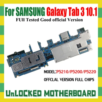 Placa Base Original Para Samsung Galaxy Tab 3 10.1 P5200 P5210 Placa Base De Desbloqueo De La Placa Lógica Con Android Probado Buen Trabajo