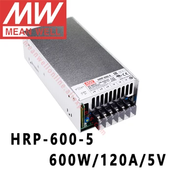 Pozo del medio de la HRP-600-5 meanwell 5V/120A/600W DC de Salida Única con la Función PFC de la Conmutación de la fuente de Alimentación de la tienda online