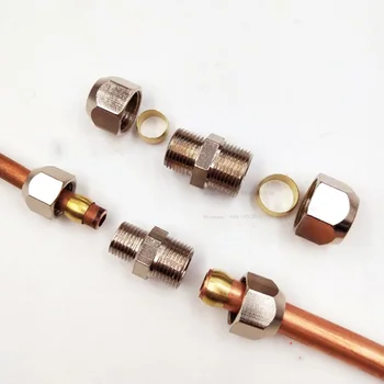 Prensado del tubo de cobre de la articulación de 6mm 8mm 10mm 12mm 1/8 