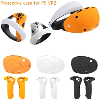 Protector de la Cubierta para PS VR2 Gafas Anti-arañazos Cáscara de Silicona funda Protectora para el PS VR2 Controlador de Agarre de los Accesorios de la Cubierta