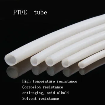 PTFE tubo de tubo de 2.5x4 3x(4 5 6) 4x(5 de 6) 5x(6 7 8) 6x(8 9 10) mm de interior * exterior de la PFA de la impresora 3D de la Boquilla de la tubería de alimentación de jet