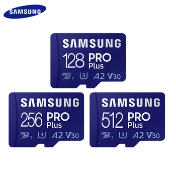 Samsung TF Tarjeta de 512 GB Pro Plus Tarjeta Micro SD de 256 gb C10 U1 V10 Tarjeta de Memoria de 128 GB (UHS-I Tarjeta Para el Ordenador de la Tableta