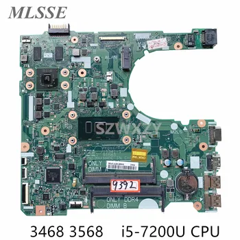 Se utiliza Para Dell Vostro 3468 3568 de la Placa base del ordenador Portátil i5-7200U R5 M420 2G 15341-1 91N85 CN-031T2G 031T2G 31T2G DDR4 MB 100% Probado