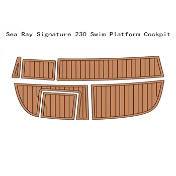 Sea Ray Firma 230 Plataforma de baño Pad Barco de la Espuma de EVA de Imitación de madera de Teca de la Cubierta de alfombra del Piso
